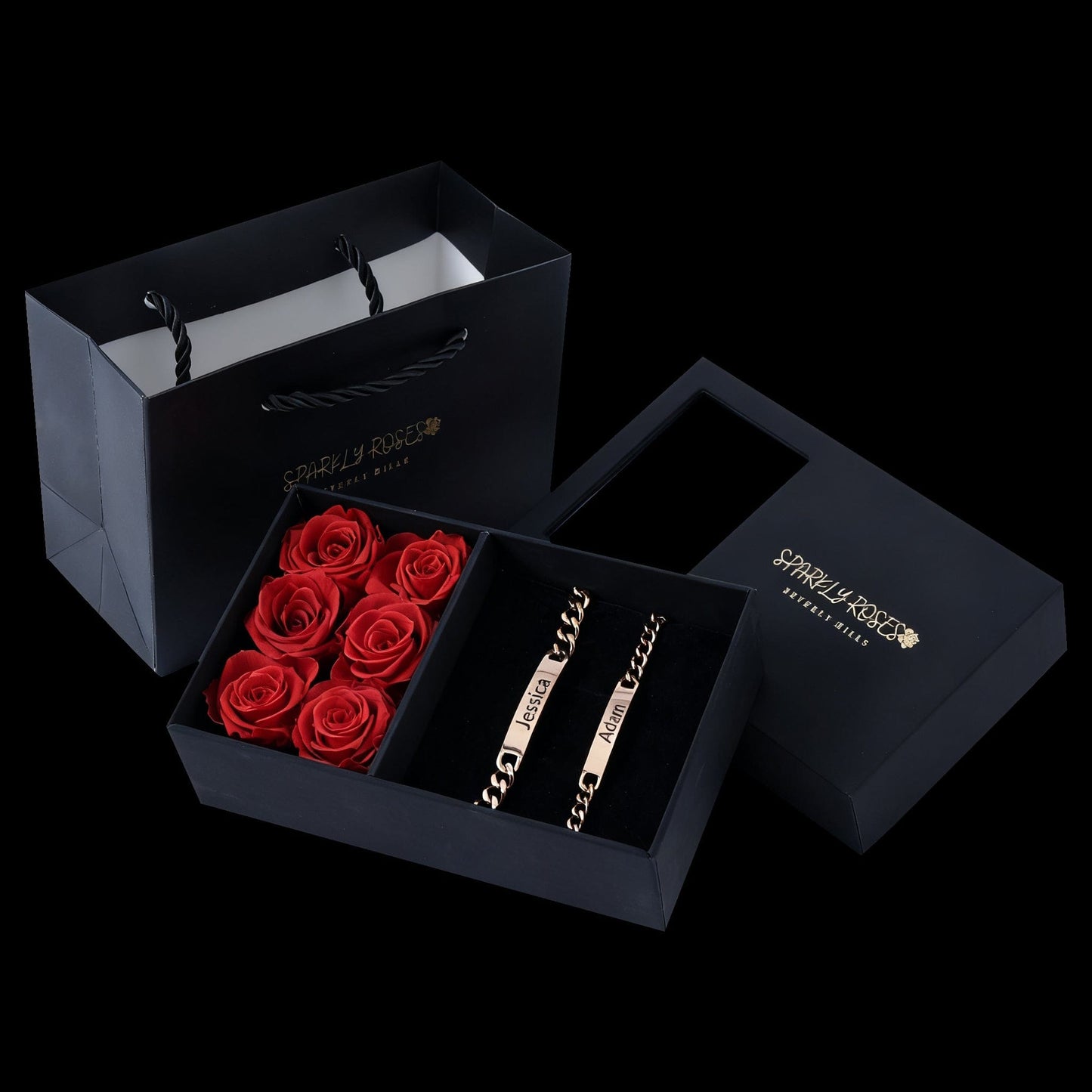 Engraved Bracelets Gift Set