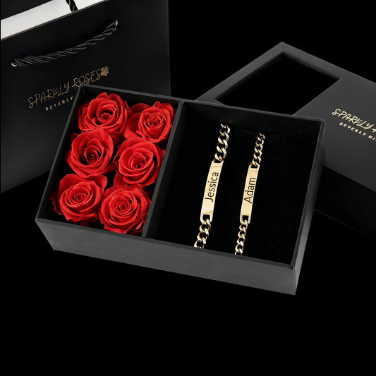 Engraved Bracelets Gift Set