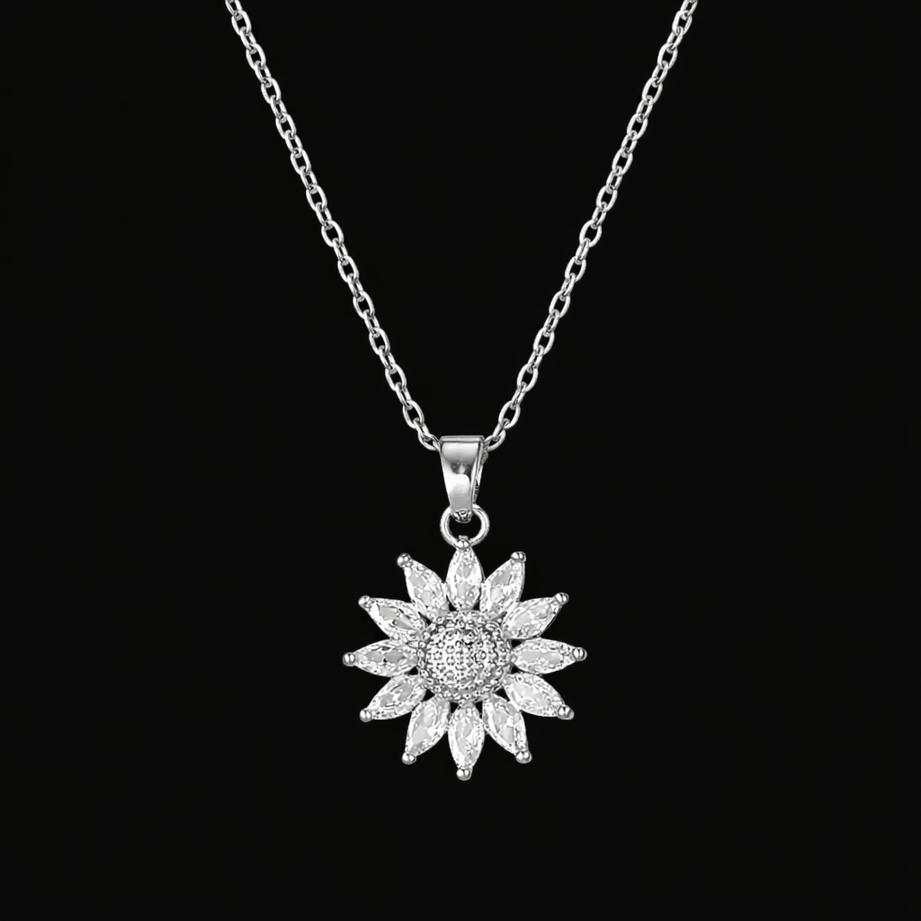 Sunflower Box & Necklace