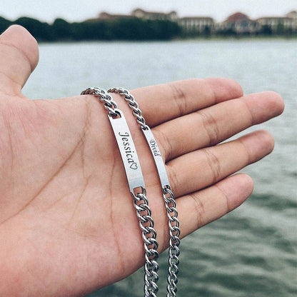 Engraved Bracelets Gift Set