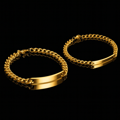 Engraved Bracelets Gift Set