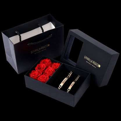 Engraved Bracelets Gift Set