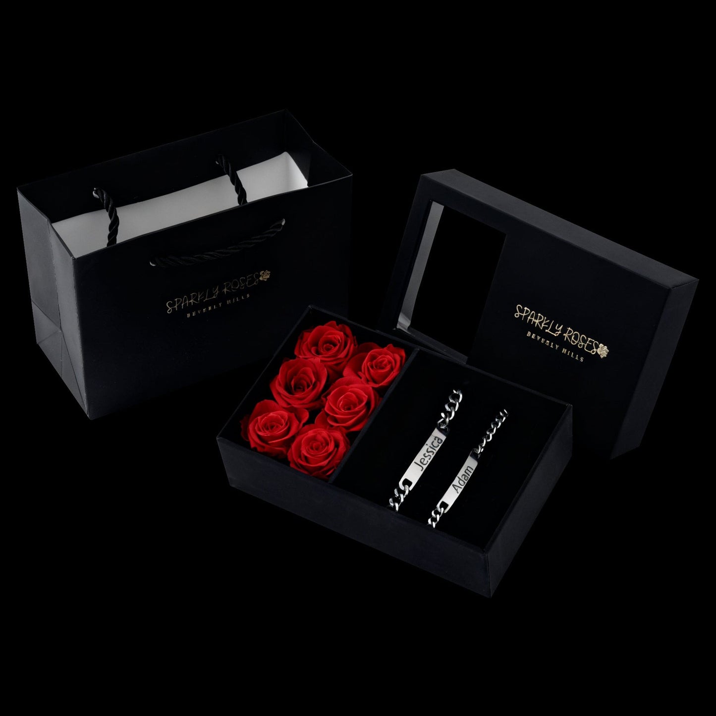 Engraved Bracelets Gift Set