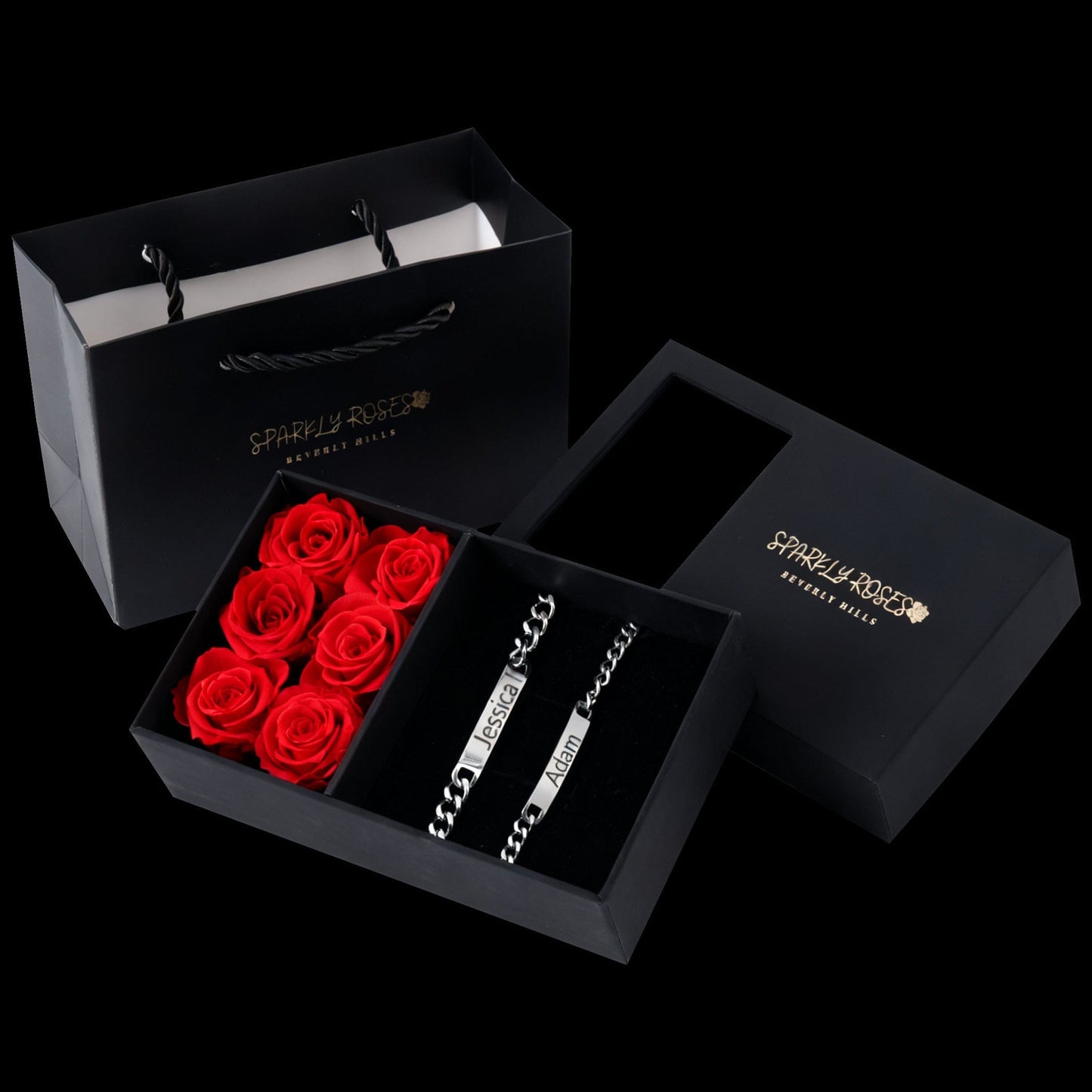 Engraved Bracelets Gift Set