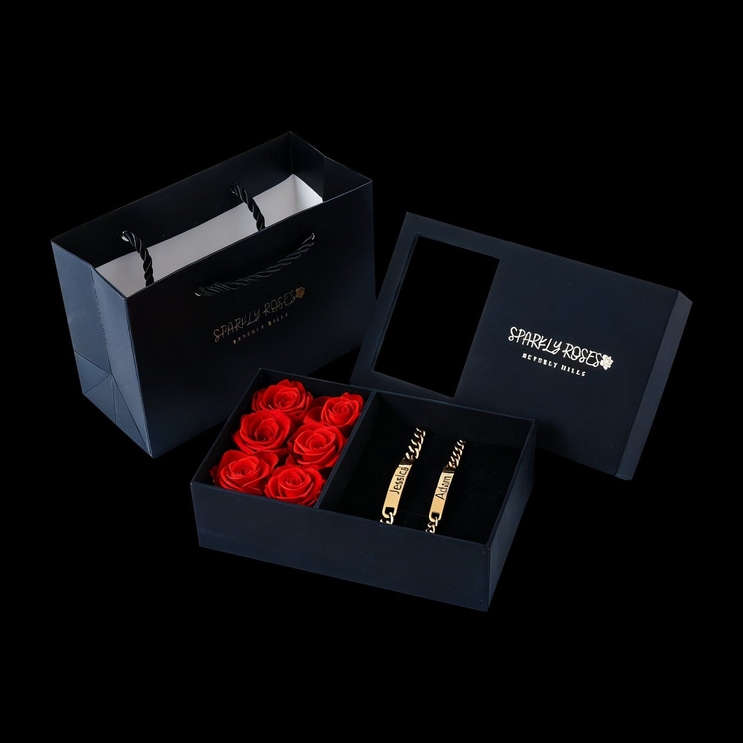 Engraved Bracelets Gift Set