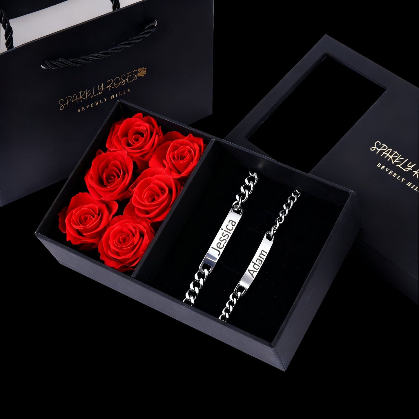 Engraved Bracelets Gift Set