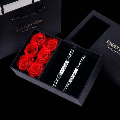 Engraved Bracelets Gift Set