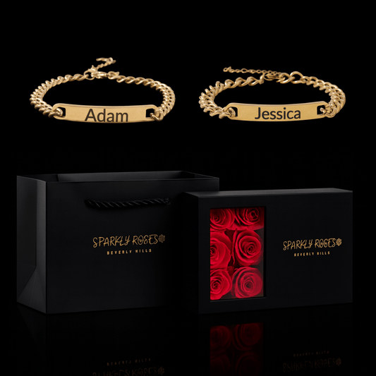 Engraved Bracelets Gift Set