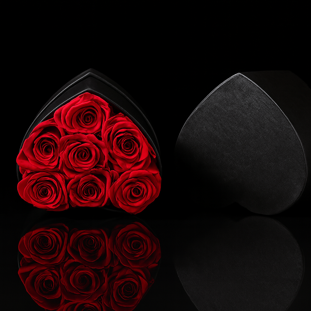 Eternal Rose Heart Bouquet