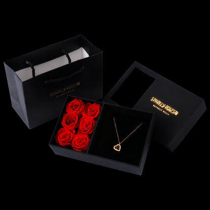 Picture Heart Necklace Gift Set