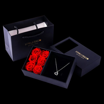 Picture Heart Necklace Gift Set