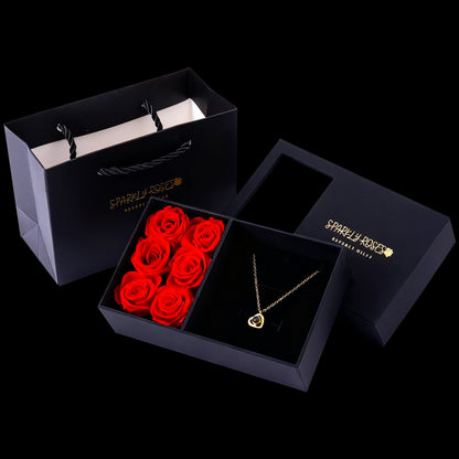 Picture Heart Necklace Gift Set