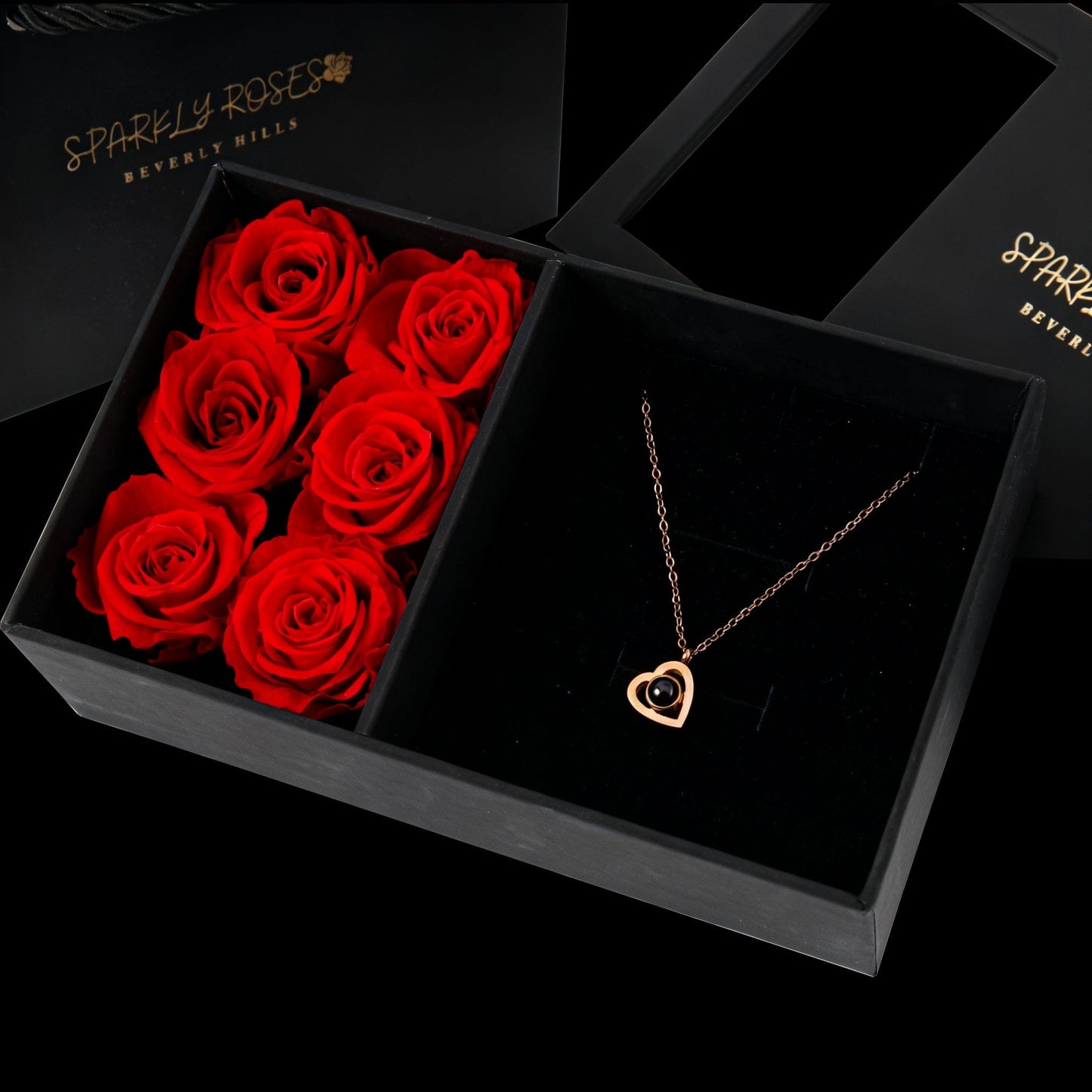 Picture Heart Necklace Gift Set