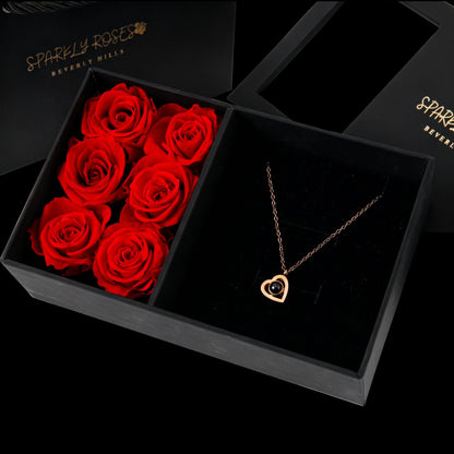 Picture Heart Necklace Gift Set