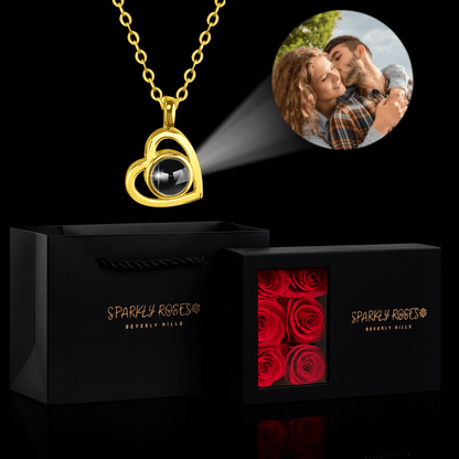 Picture Heart Necklace Gift Set