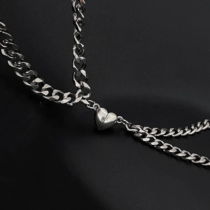 His & Hers Magnetic Heart Bracelet
