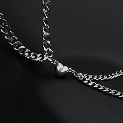 His & Hers Magnetic Heart Bracelet