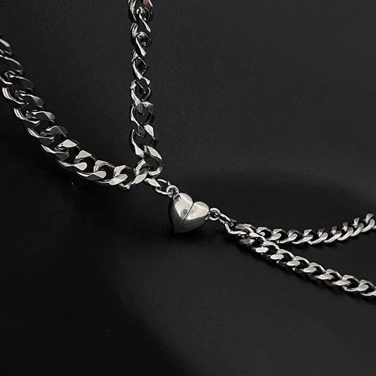 His & Hers Magnetic Heart Bracelet